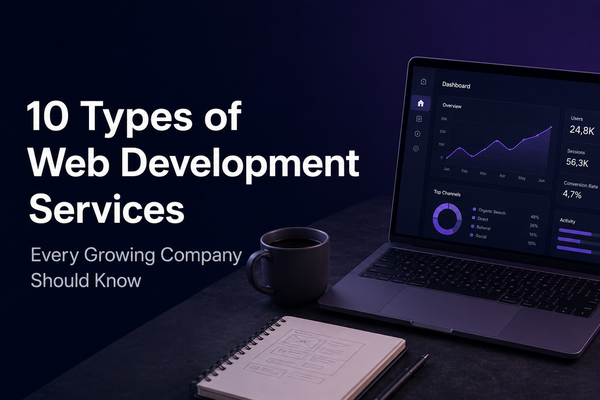 10 Types of web development services