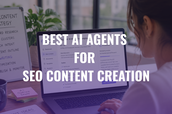 Leading AI agents for SEO content creation in 2026