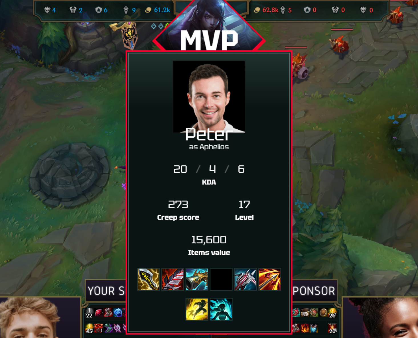 LHM HUD for League of Legends - MVP