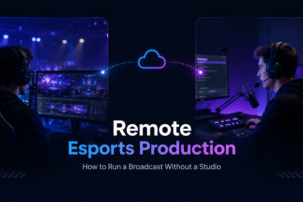Remote Esports Production: How to Run a Broadcast Without a Studio