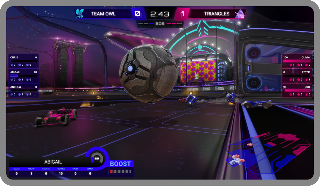 Premium HUD for Rocket League by LHM.gg
