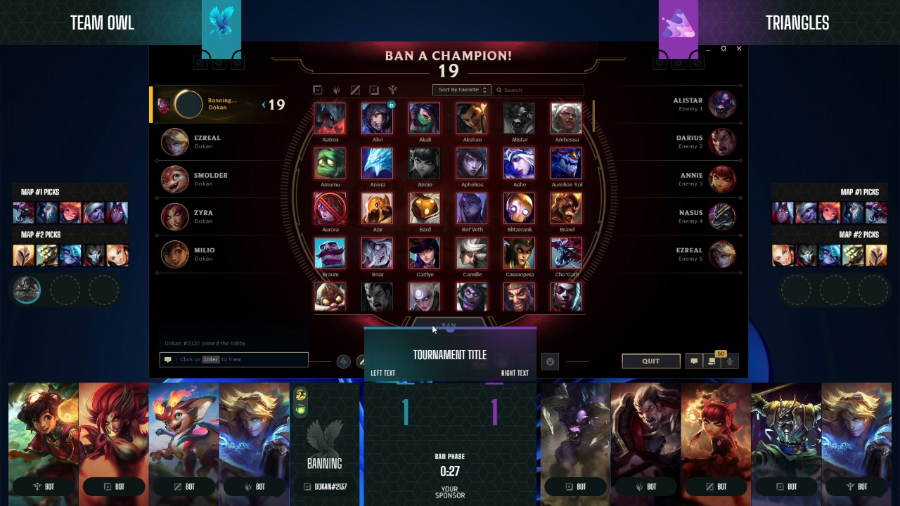 Ultra HUD Pick/Ban Draft - with Fearless Draft