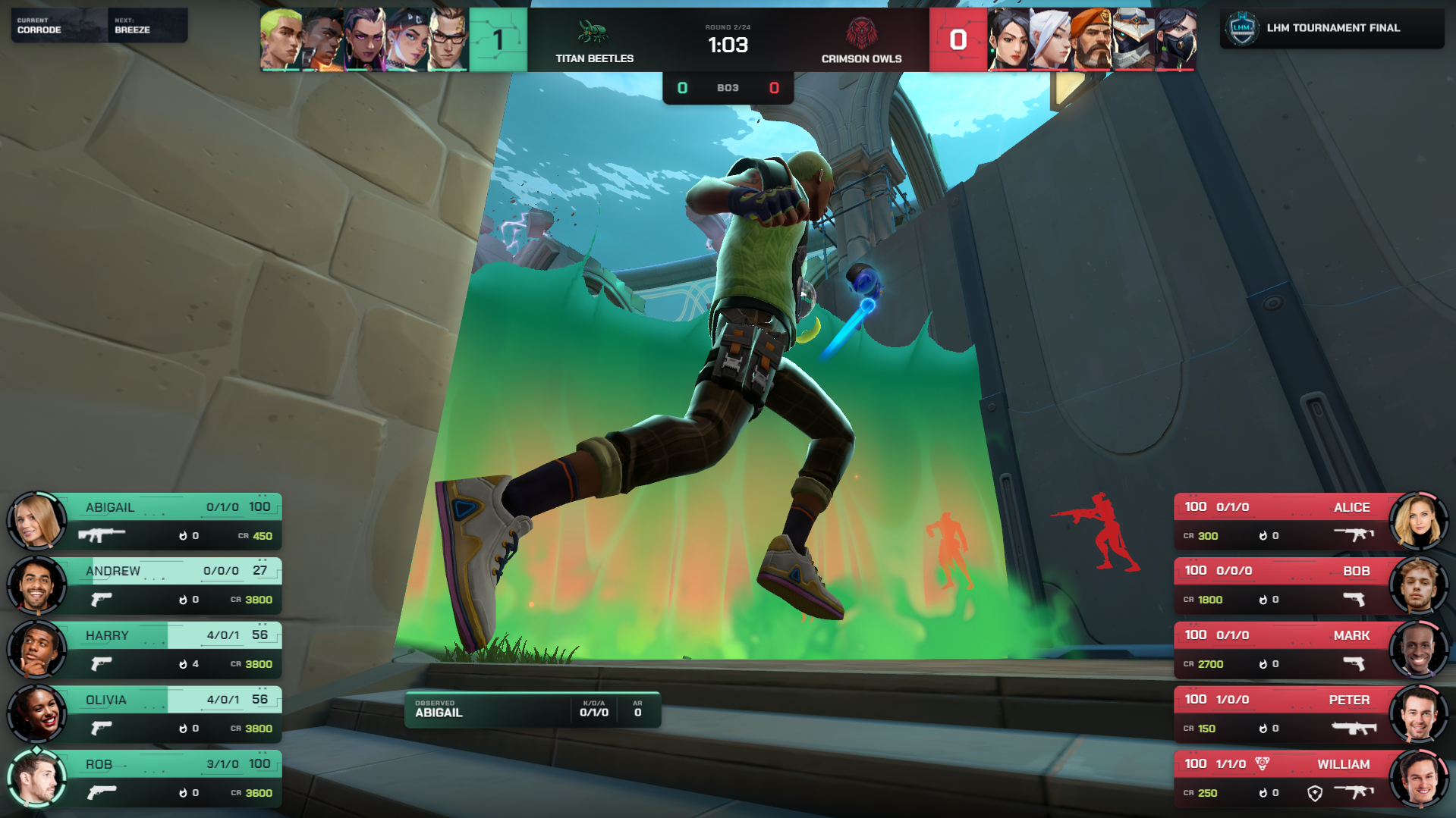 Ultra Valorant HUD live match